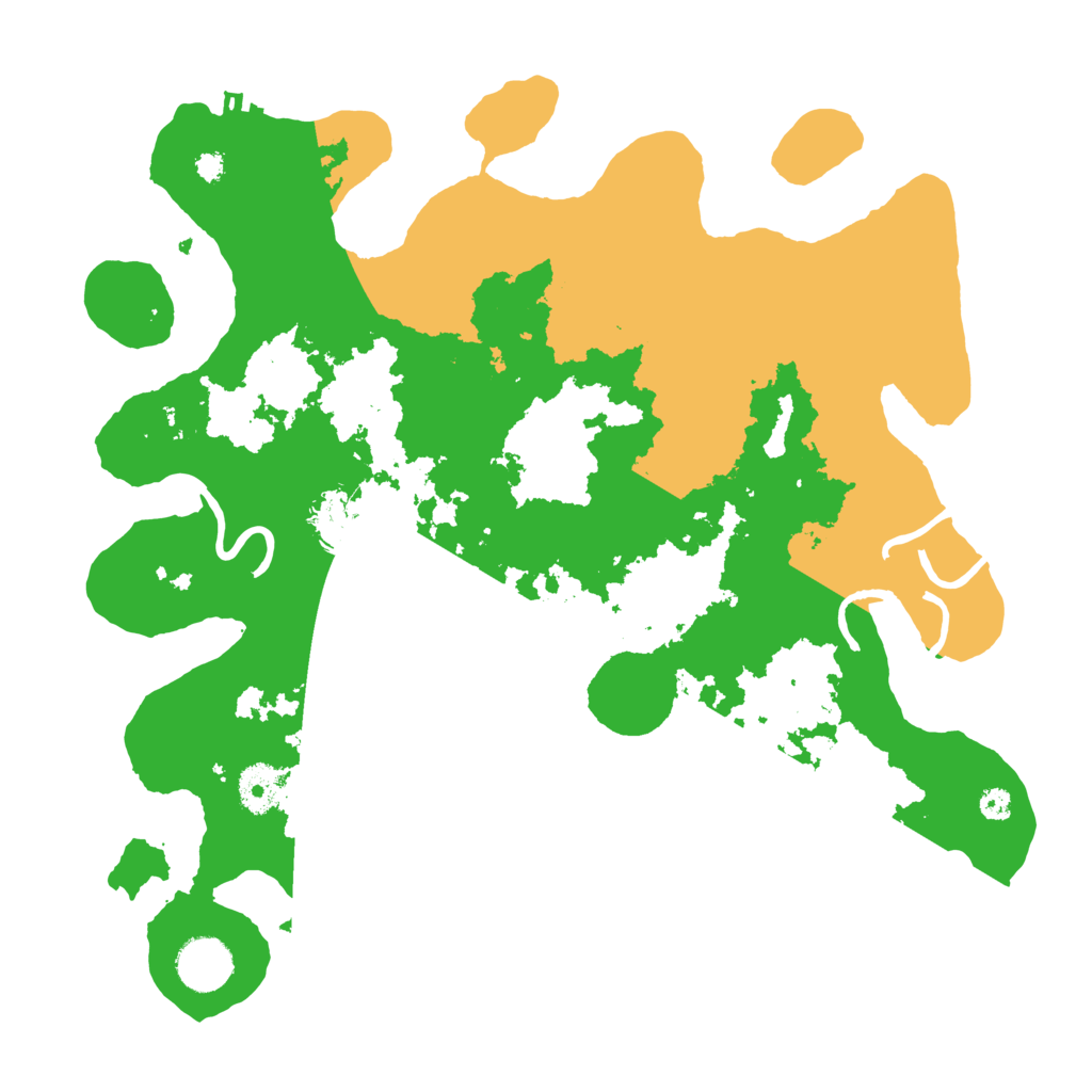 Biome Rust Map: Procedural Map, Size: 3500, Seed: 3737123