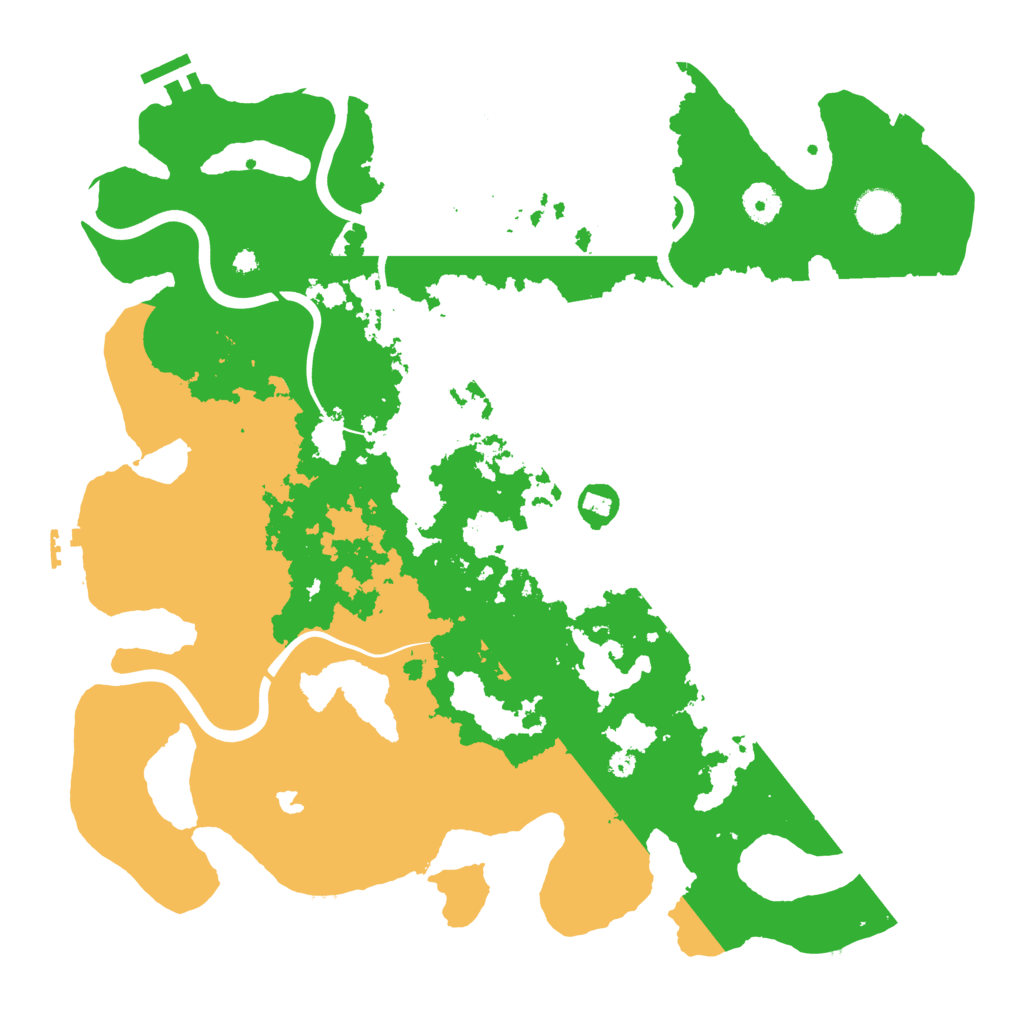 Biome Rust Map: Procedural Map, Size: 4000, Seed: 743258