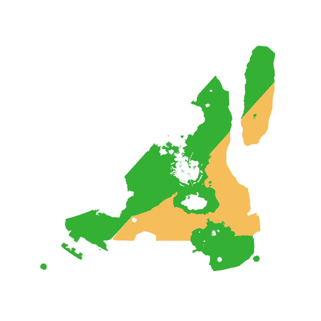 Biome Rust Map: Procedural Map, Size: 2000, Seed: 1194180631