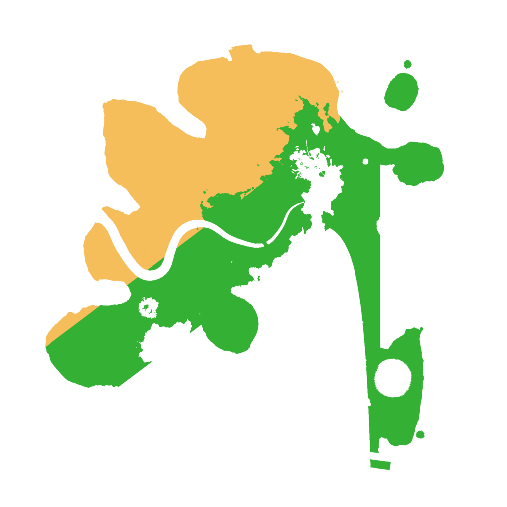 Biome Rust Map: Procedural Map, Size: 2500, Seed: 8188722