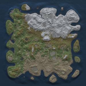 Thumbnail Rust Map: Procedural Map, Size: 4250, Seed: 597070171, 18 Monuments