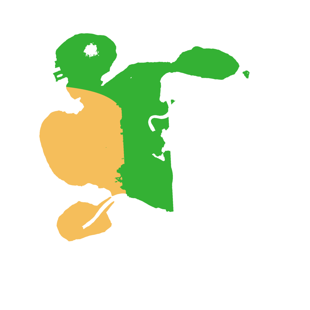 Biome Rust Map: Procedural Map, Size: 2100, Seed: 829823