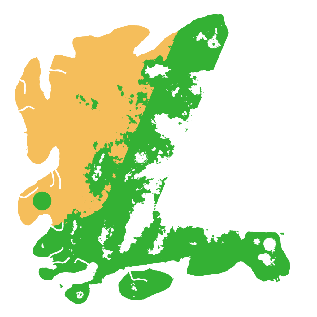 Biome Rust Map: Procedural Map, Size: 4500, Seed: 2015040370