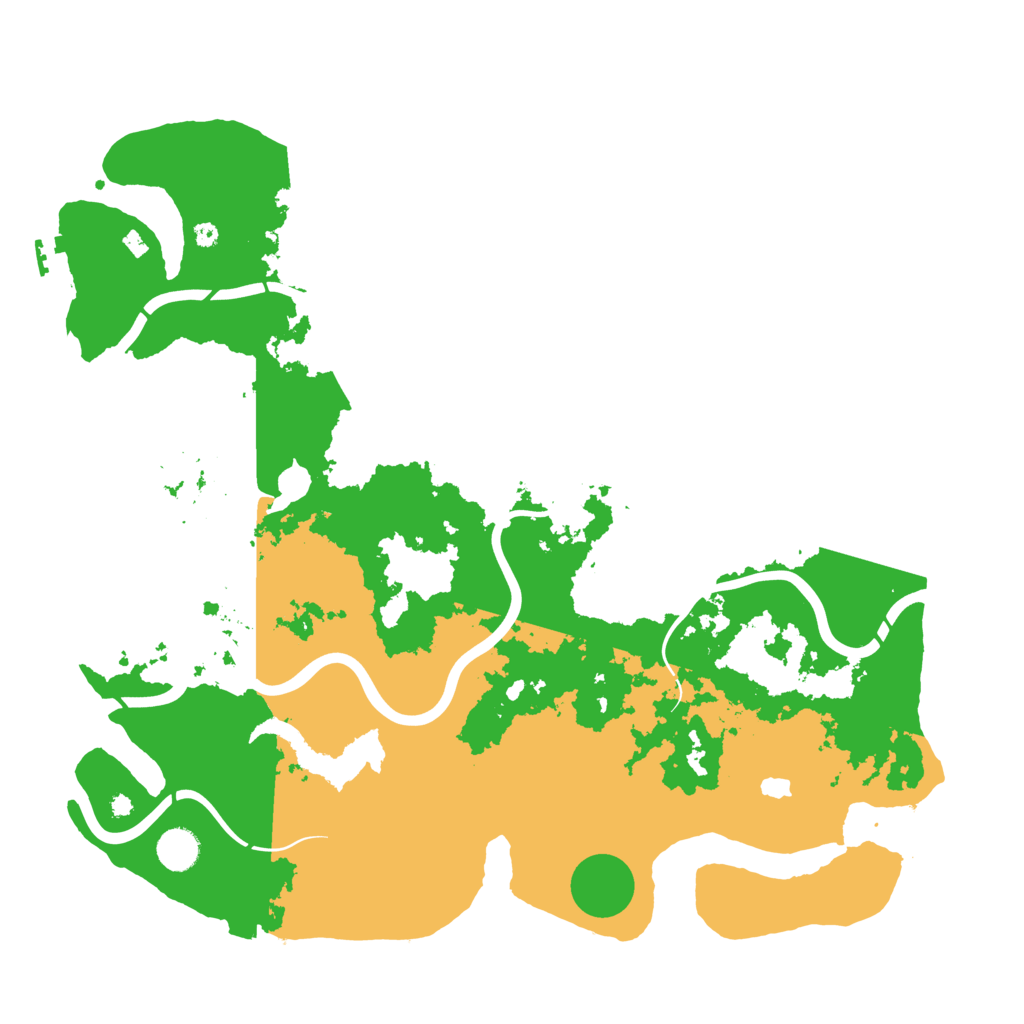 Biome Rust Map: Procedural Map, Size: 4250, Seed: 514437630