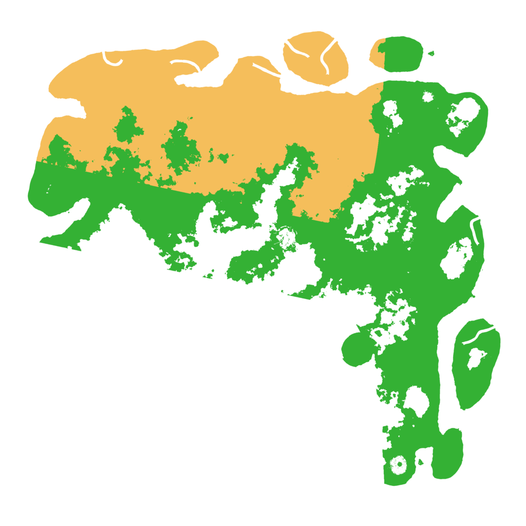 Biome Rust Map: Procedural Map, Size: 4500, Seed: 434936186