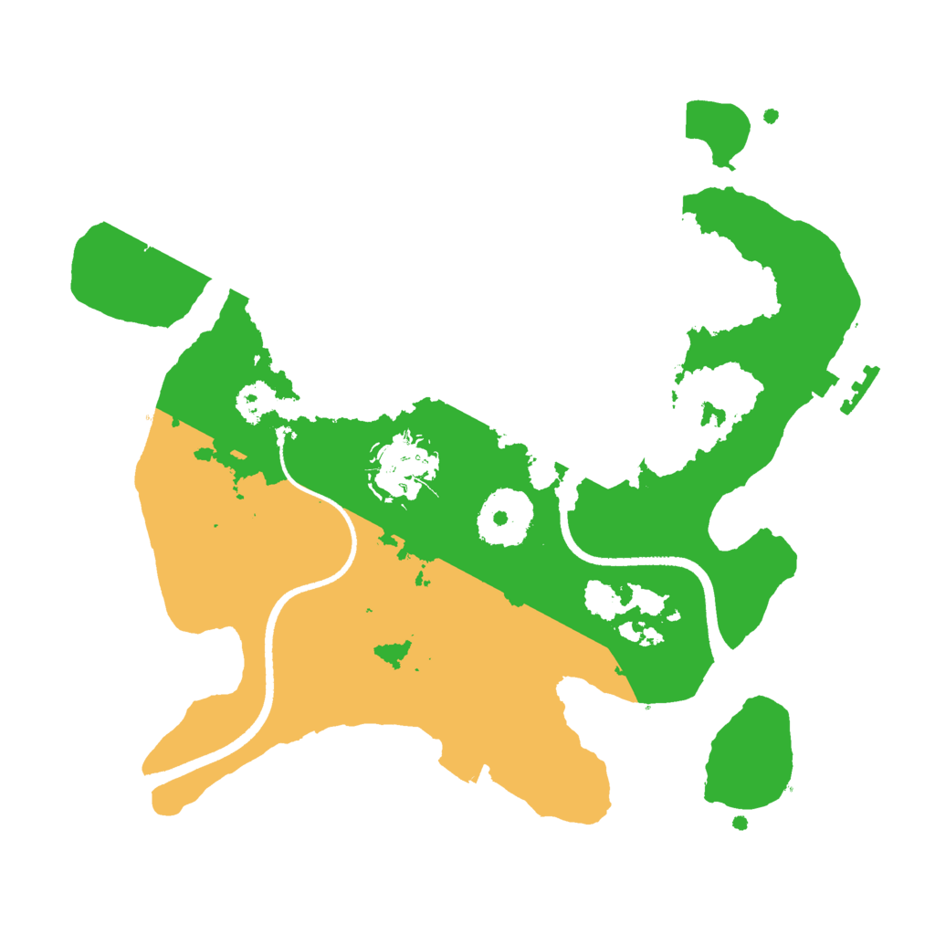 Biome Rust Map: Procedural Map, Size: 2500, Seed: 681862917