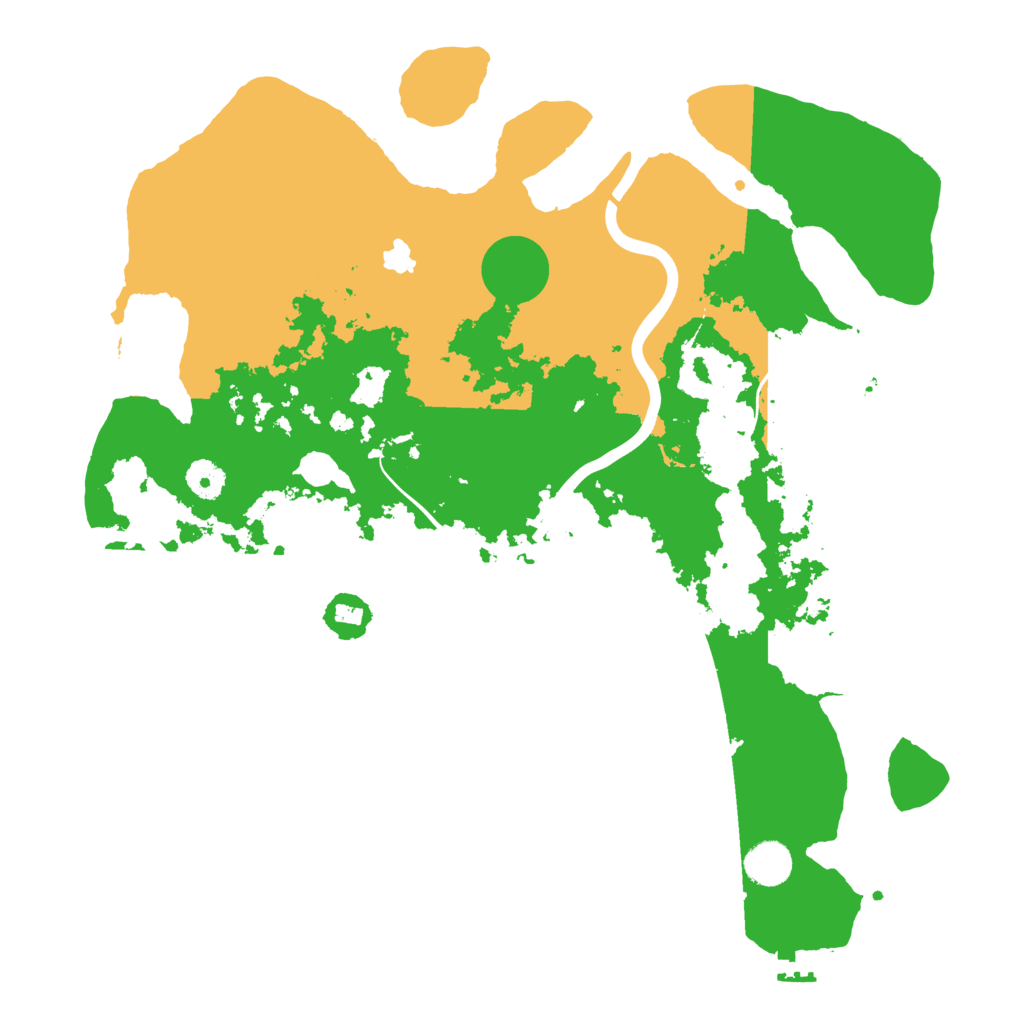 Biome Rust Map: Procedural Map, Size: 4000, Seed: 870776413