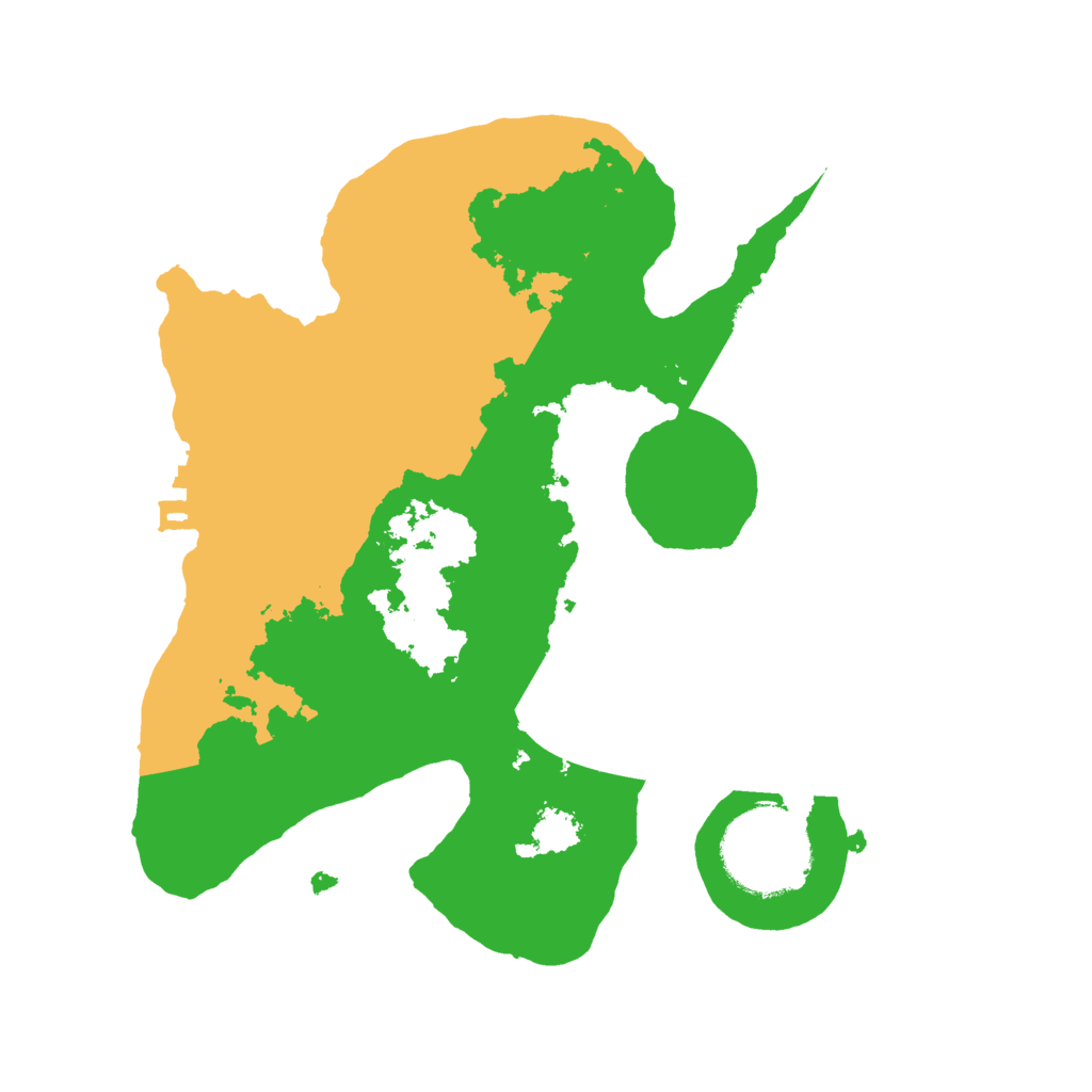 Biome Rust Map: Procedural Map, Size: 2200, Seed: 20230504