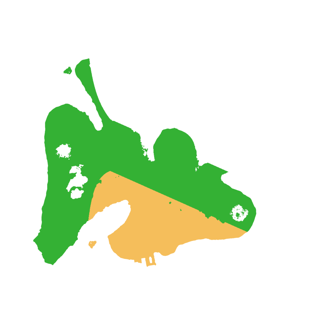 Biome Rust Map: Procedural Map, Size: 2000, Seed: 1300867672
