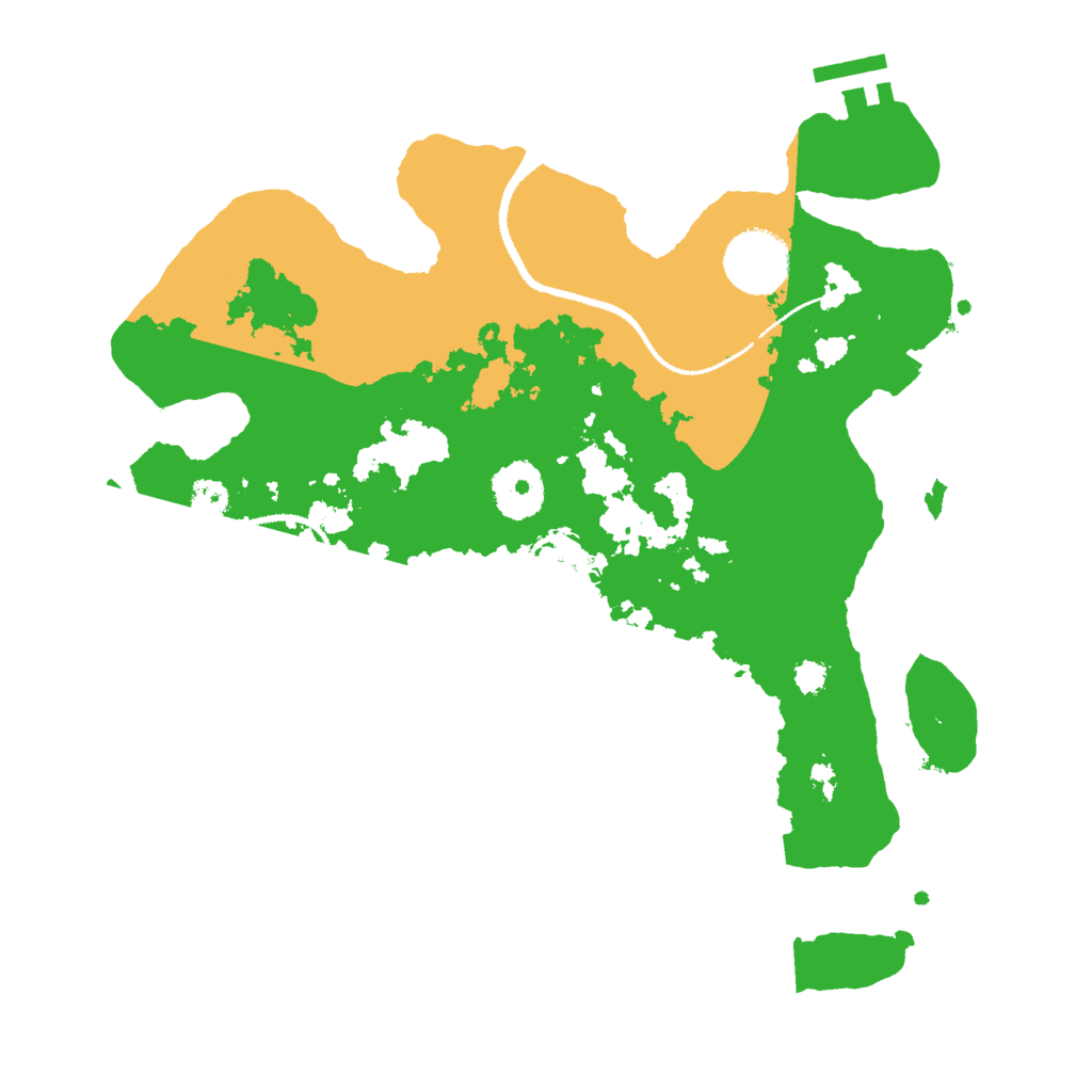 Biome Rust Map: Procedural Map, Size: 3000, Seed: 322647084