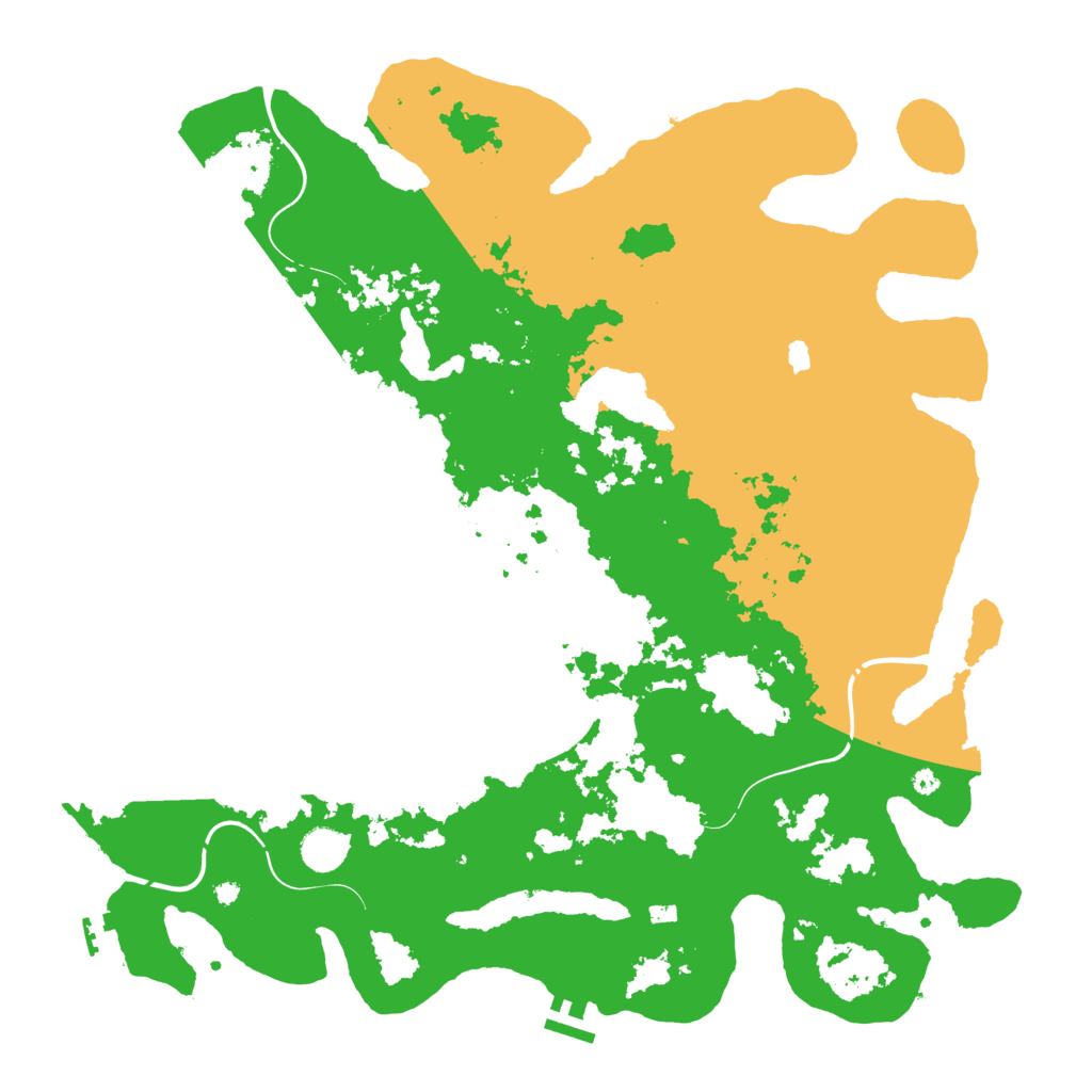 Biome Rust Map: Procedural Map, Size: 4300, Seed: 163365147