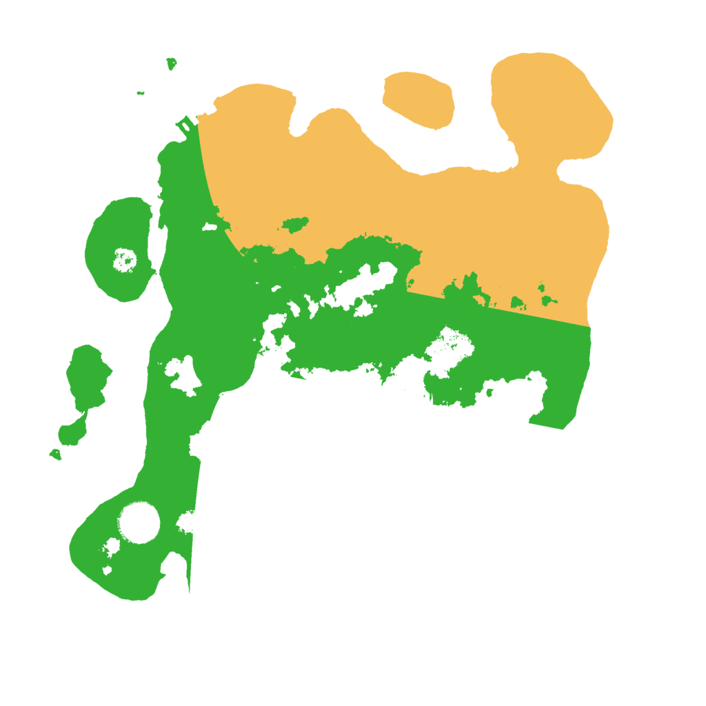 Biome Rust Map: Procedural Map, Size: 3000, Seed: 1054301297