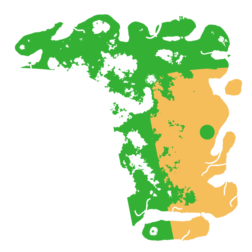 Biome Rust Map: Procedural Map, Size: 4500, Seed: 161985436