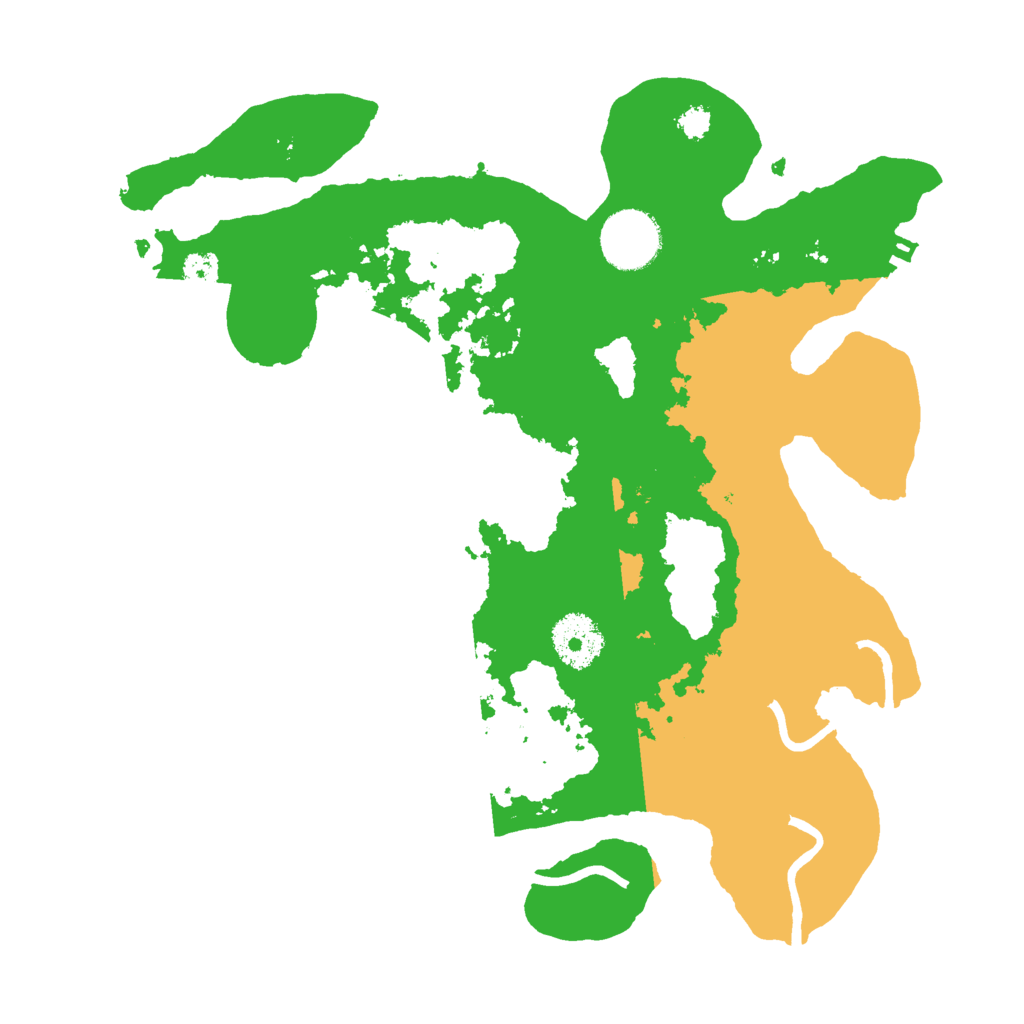 Biome Rust Map: Procedural Map, Size: 3000, Seed: 3974