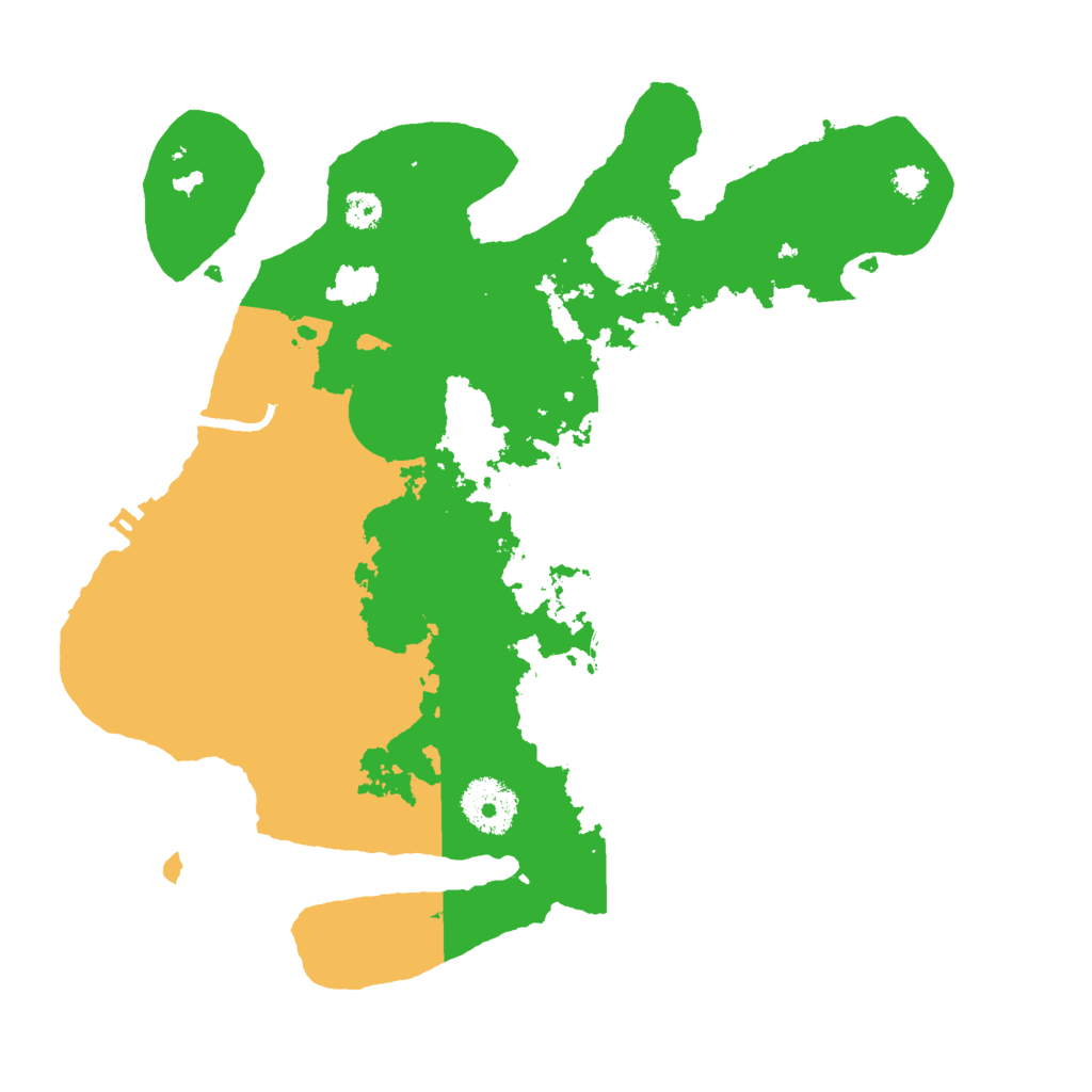 Biome Rust Map: Procedural Map, Size: 3000, Seed: 212122