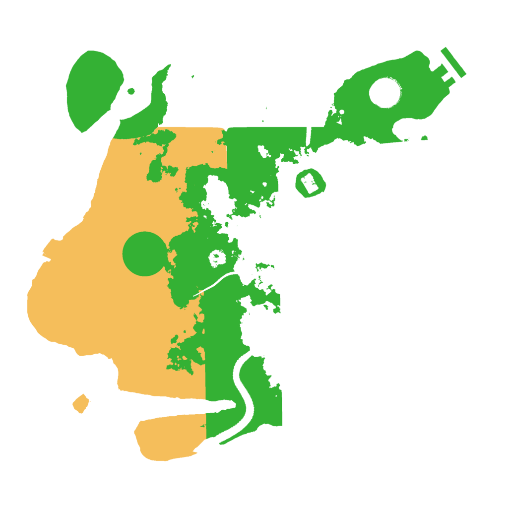 Biome Rust Map: Procedural Map, Size: 3000, Seed: 212122