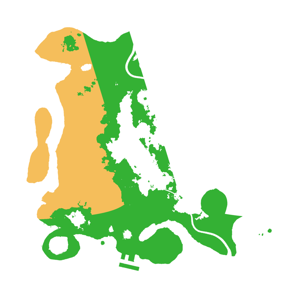 Biome Rust Map: Procedural Map, Size: 3000, Seed: 4193080
