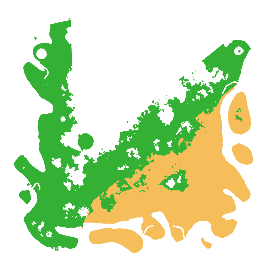 Biome Rust Map: Procedural Map, Size: 4500, Seed: 1238199205