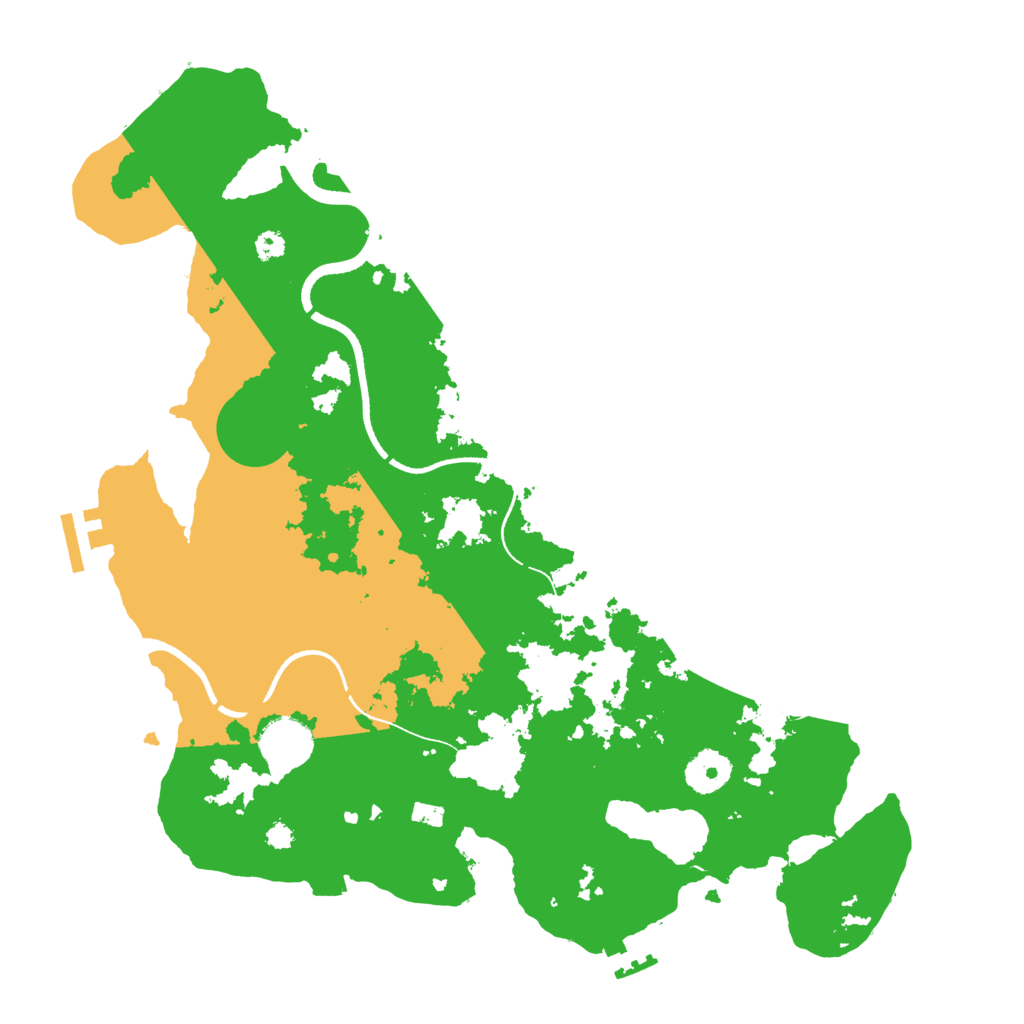 Biome Rust Map: Procedural Map, Size: 3500, Seed: 1892854228