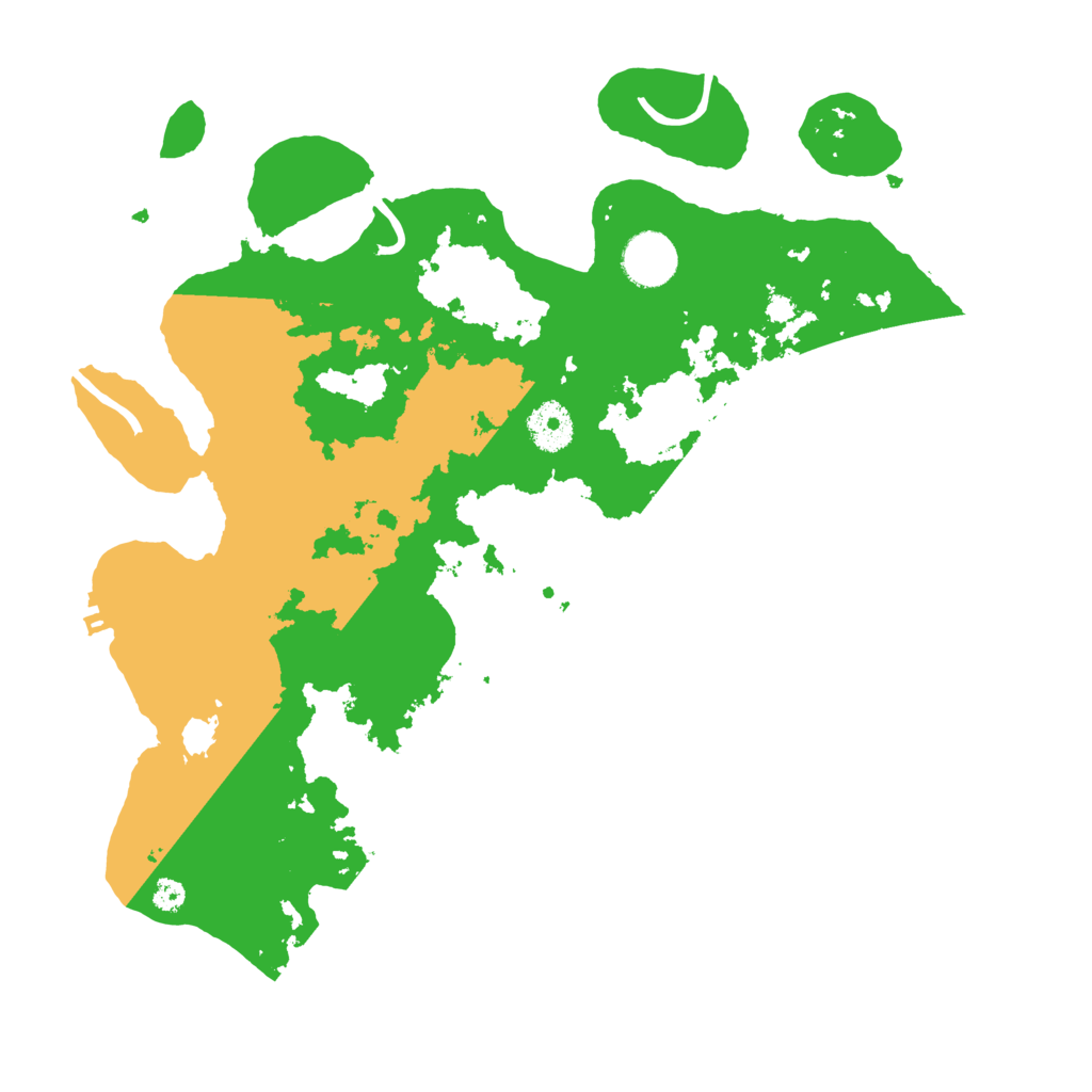 Biome Rust Map: Procedural Map, Size: 3500, Seed: 587043520