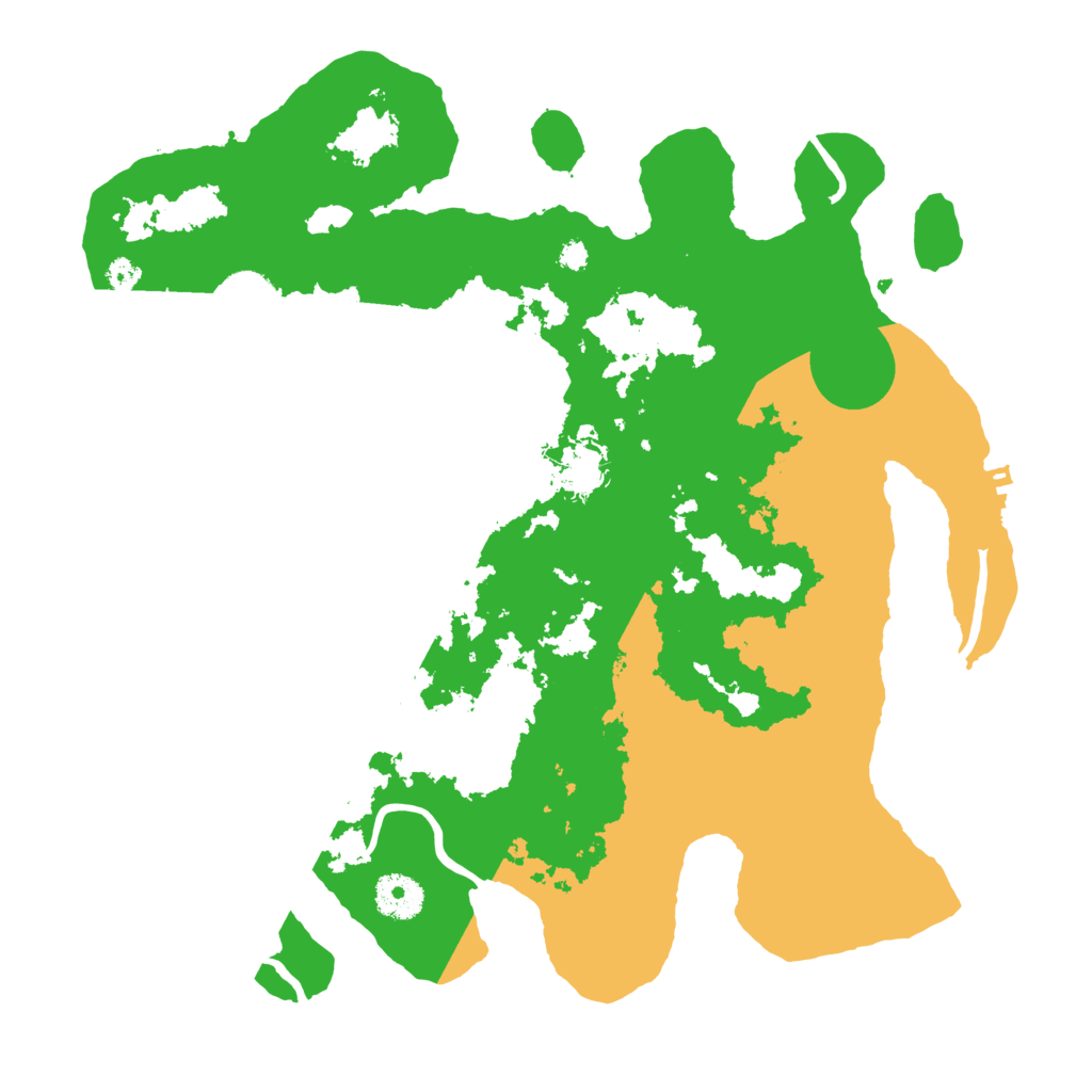 Biome Rust Map: Procedural Map, Size: 3500, Seed: 1533552748