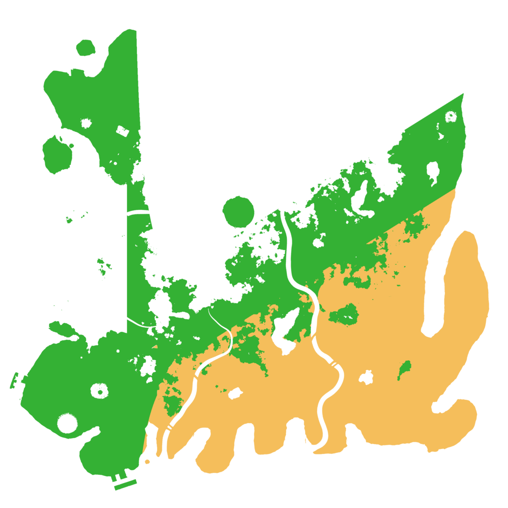 Biome Rust Map: Procedural Map, Size: 4500, Seed: 1592997888