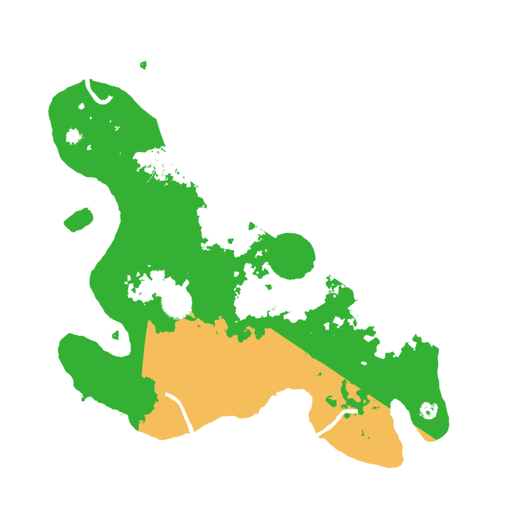 Biome Rust Map: Procedural Map, Size: 3000, Seed: 198246