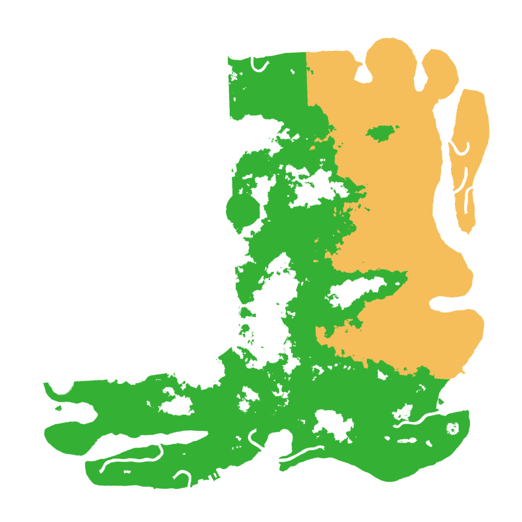 Biome Rust Map: Procedural Map, Size: 4250, Seed: 1245456