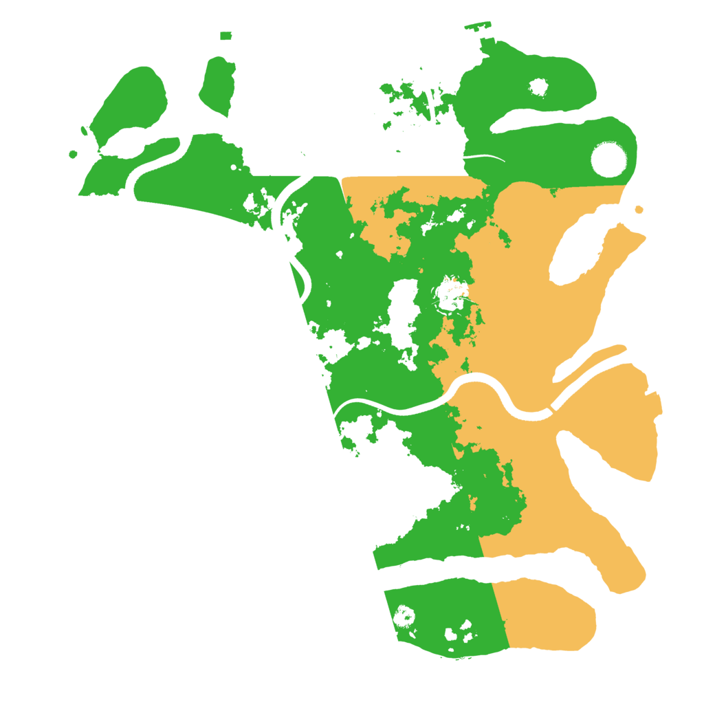 Biome Rust Map: Procedural Map, Size: 3500, Seed: 1459648526