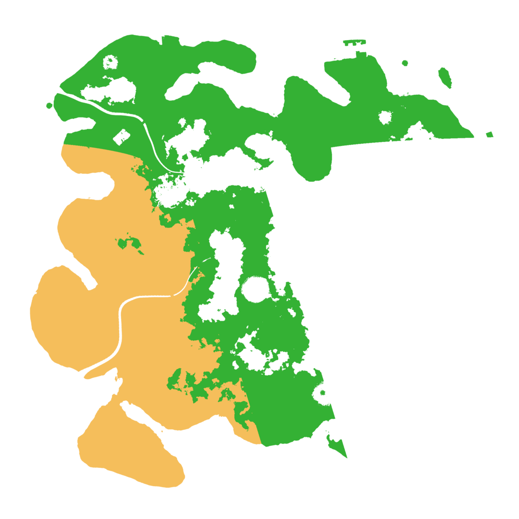 Biome Rust Map: Procedural Map, Size: 3500, Seed: 89043
