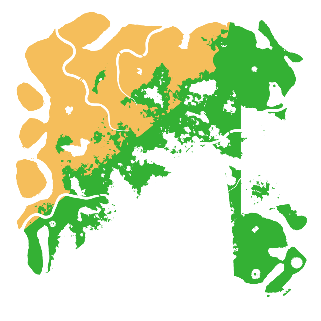 Biome Rust Map: Procedural Map, Size: 5000, Seed: 1006951147