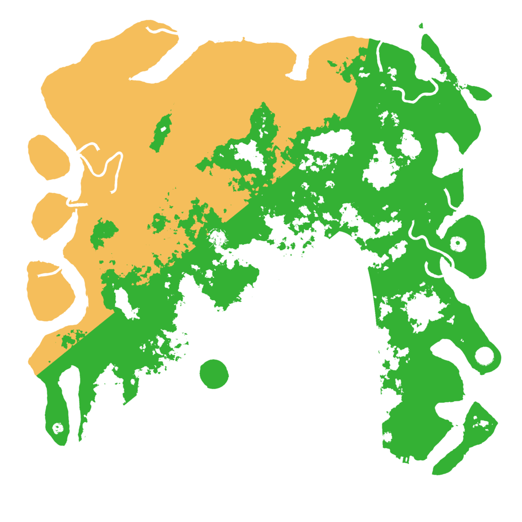 Biome Rust Map: Procedural Map, Size: 5000, Seed: 1006951147