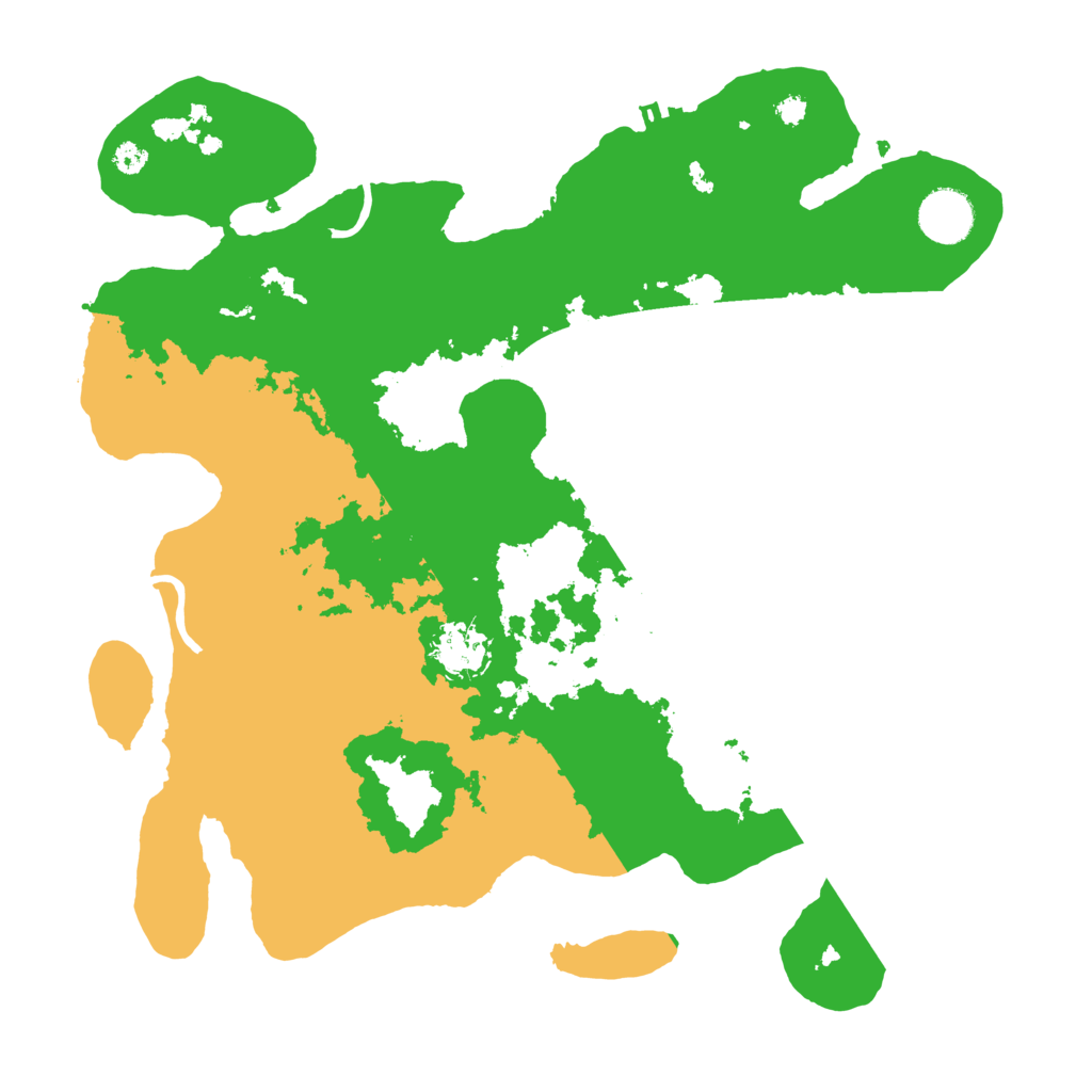 Biome Rust Map: Procedural Map, Size: 3500, Seed: 1528572117