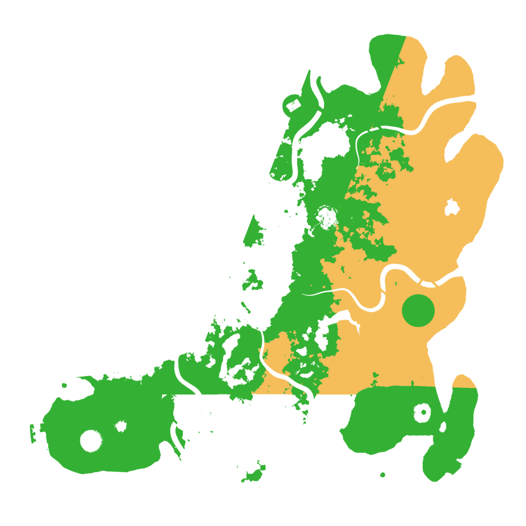 Biome Rust Map: Procedural Map, Size: 4250, Seed: 9435286