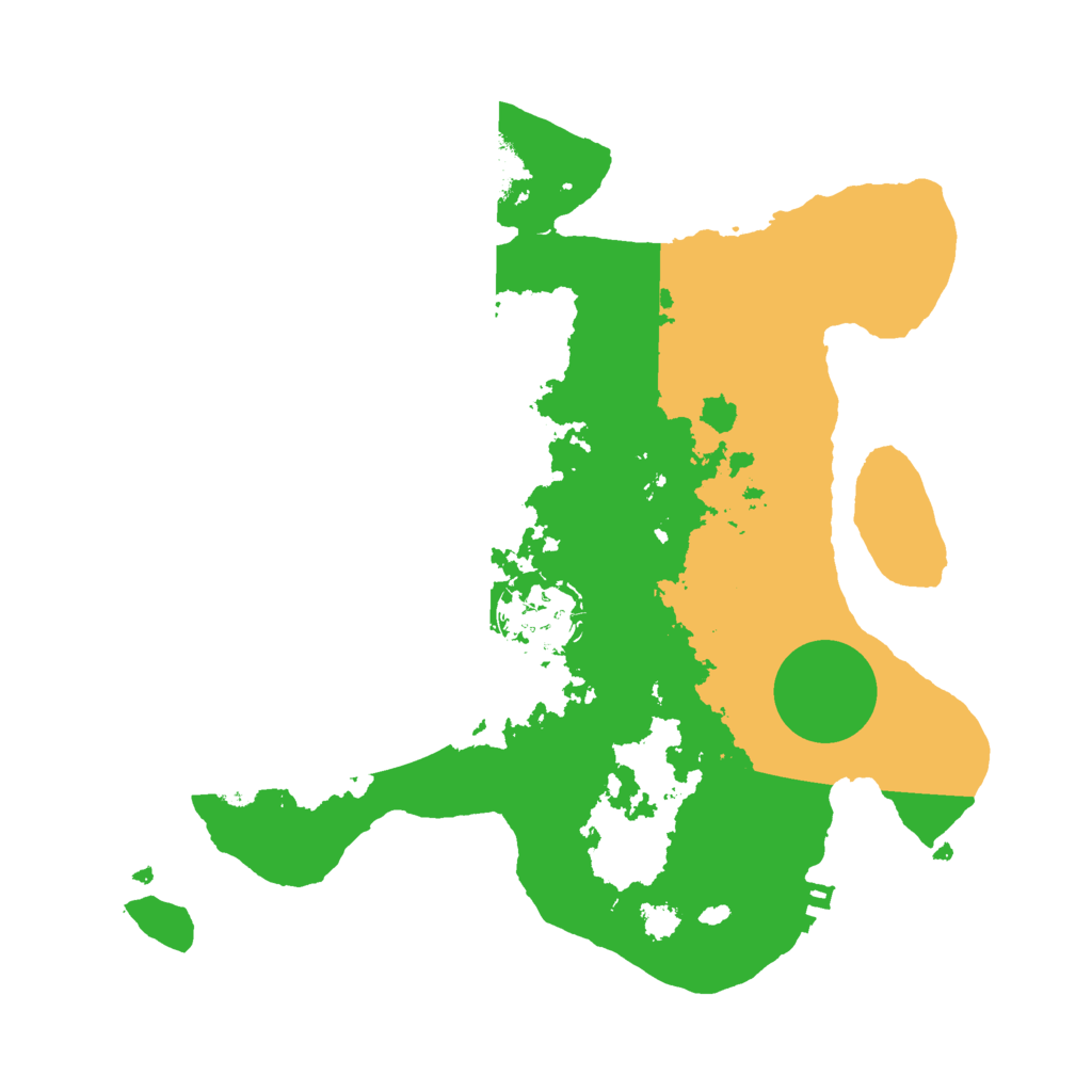 Biome Rust Map: Procedural Map, Size: 2800, Seed: 92535