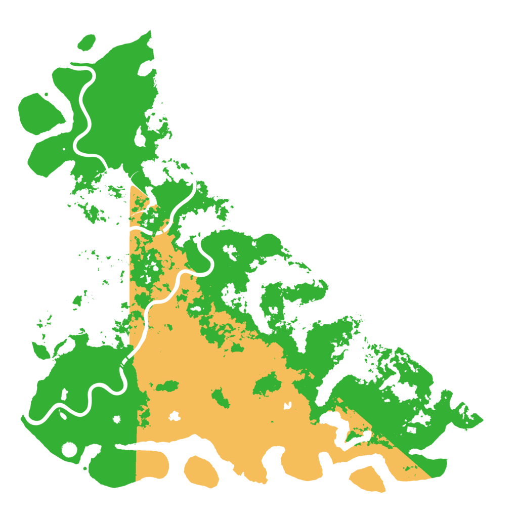 Biome Rust Map: Procedural Map, Size: 6000, Seed: 78676