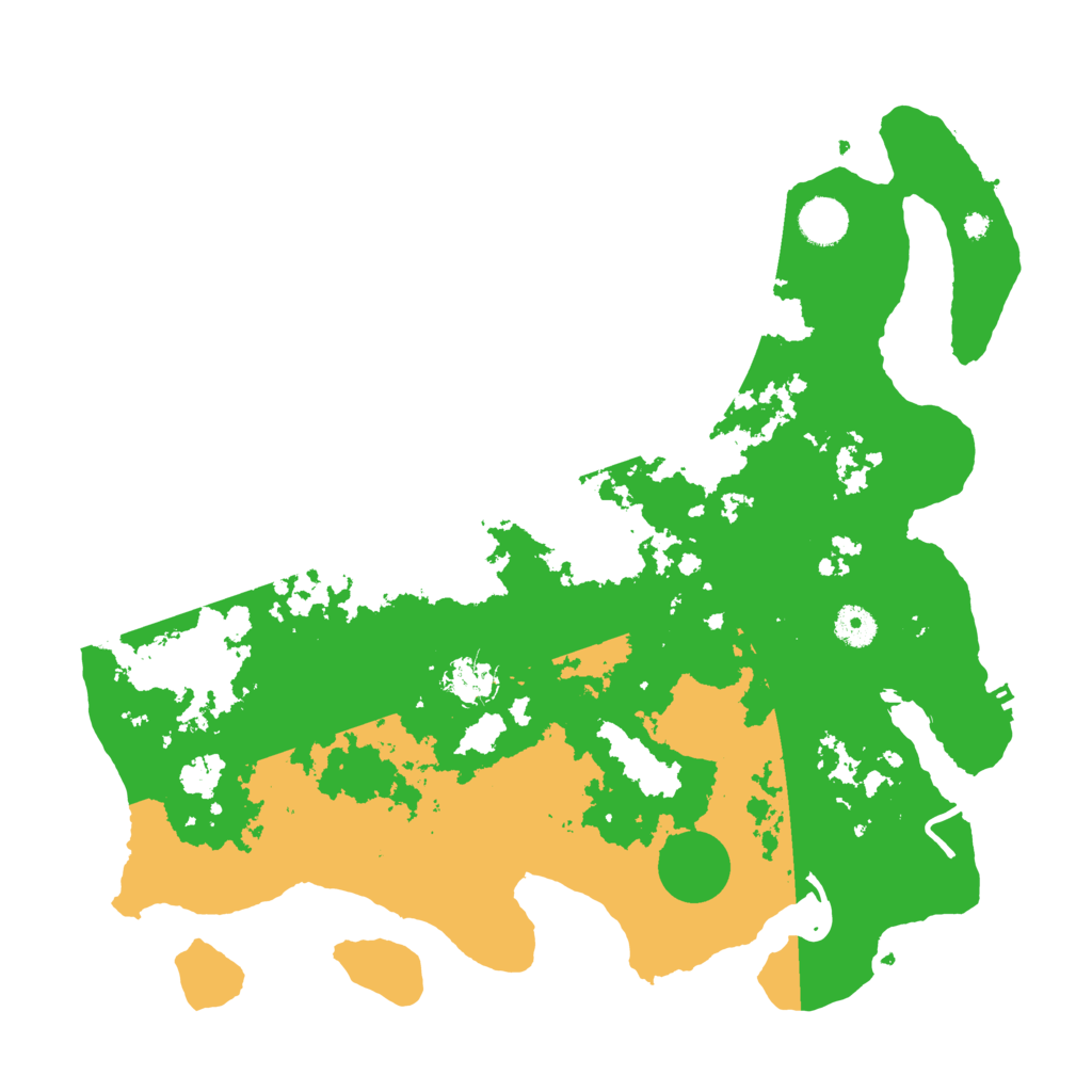 Biome Rust Map: Procedural Map, Size: 4000, Seed: 628299052