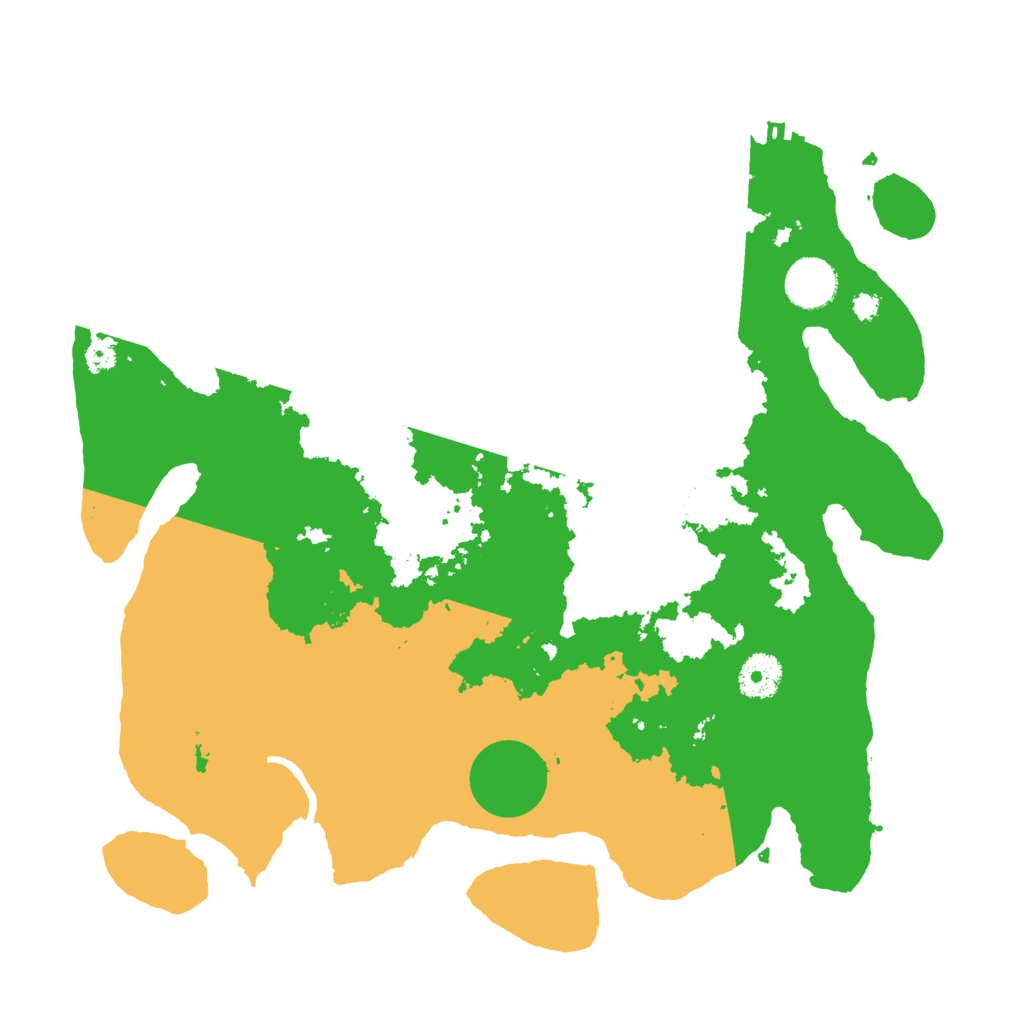 Biome Rust Map: Procedural Map, Size: 3500, Seed: 952806623