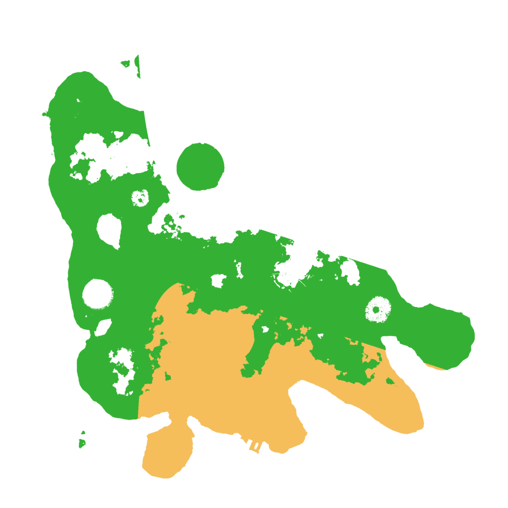 Biome Rust Map: Procedural Map, Size: 3000, Seed: 51540