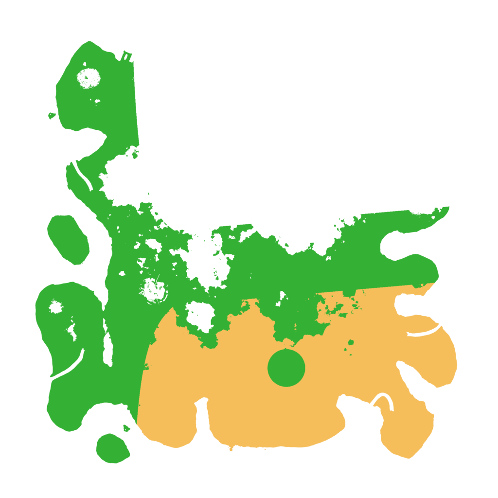 Biome Rust Map: Procedural Map, Size: 3500, Seed: 153364623