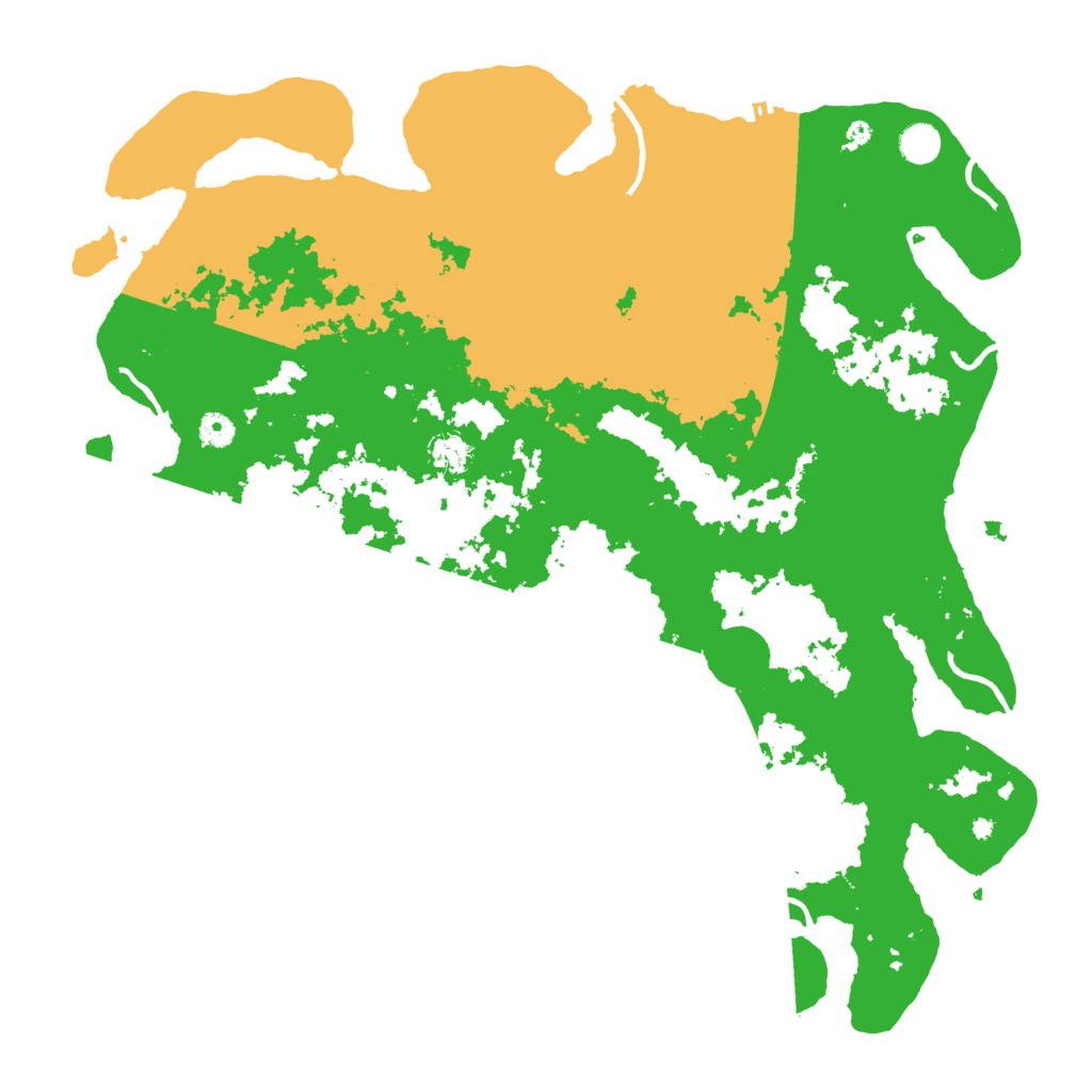 Biome Rust Map: Procedural Map, Size: 4700, Seed: 7