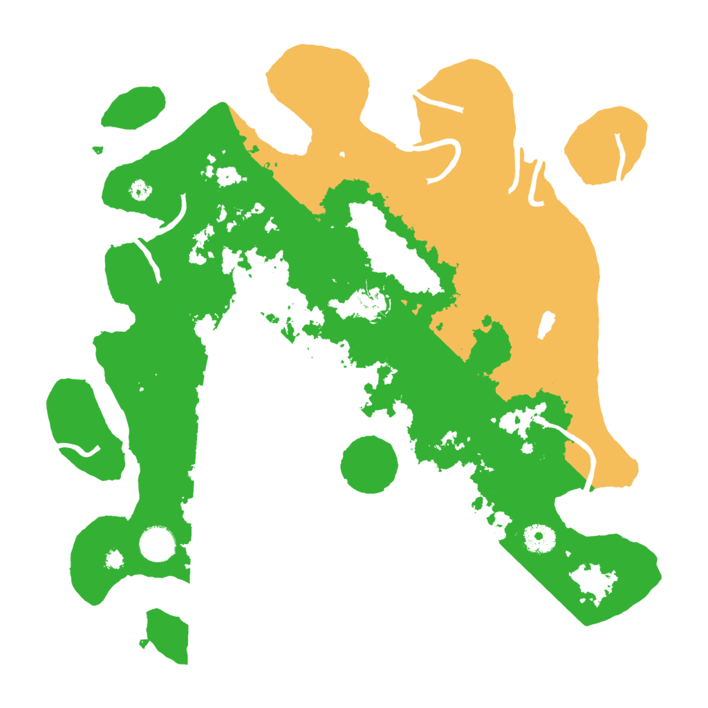 Biome Rust Map: Procedural Map, Size: 3500, Seed: 89632142