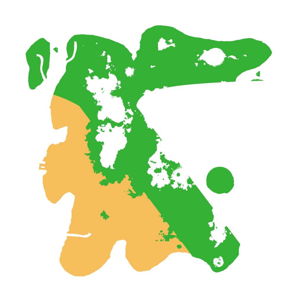 Biome Rust Map: Procedural Map, Size: 3000, Seed: 497519617