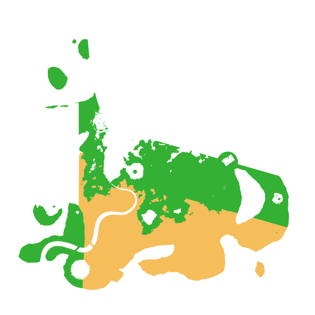 Biome Rust Map: Procedural Map, Size: 3000, Seed: 6492