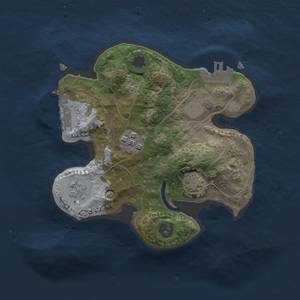 Thumbnail Rust Map: Procedural Map, Size: 2000, Seed: 6314643, 7 Monuments