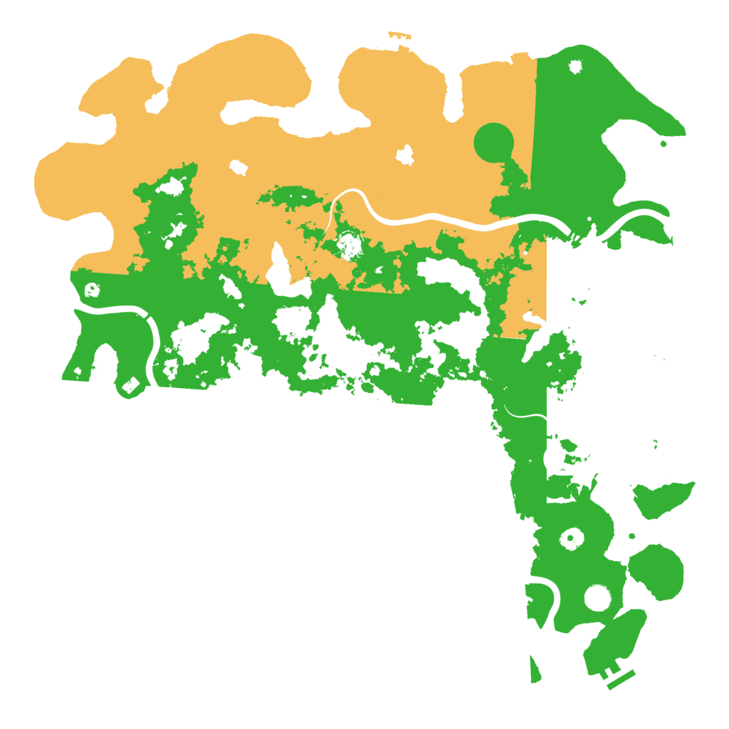 Biome Rust Map: Procedural Map, Size: 4800, Seed: 1421302779