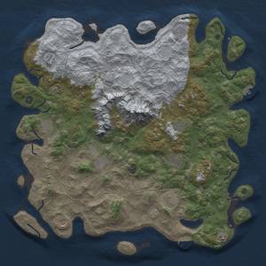 Thumbnail Rust Map: Procedural Map, Size: 5000, Seed: 397588810, 18 Monuments