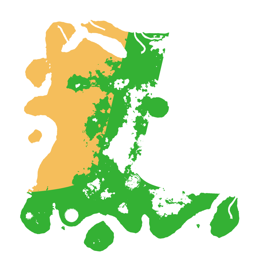Biome Rust Map: Procedural Map, Size: 3500, Seed: 85631034
