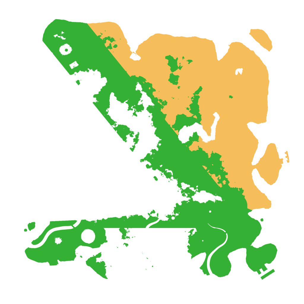 Biome Rust Map: Procedural Map, Size: 4000, Seed: 1799945582