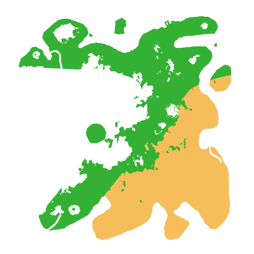 Biome Rust Map: Procedural Map, Size: 3500, Seed: 22426531